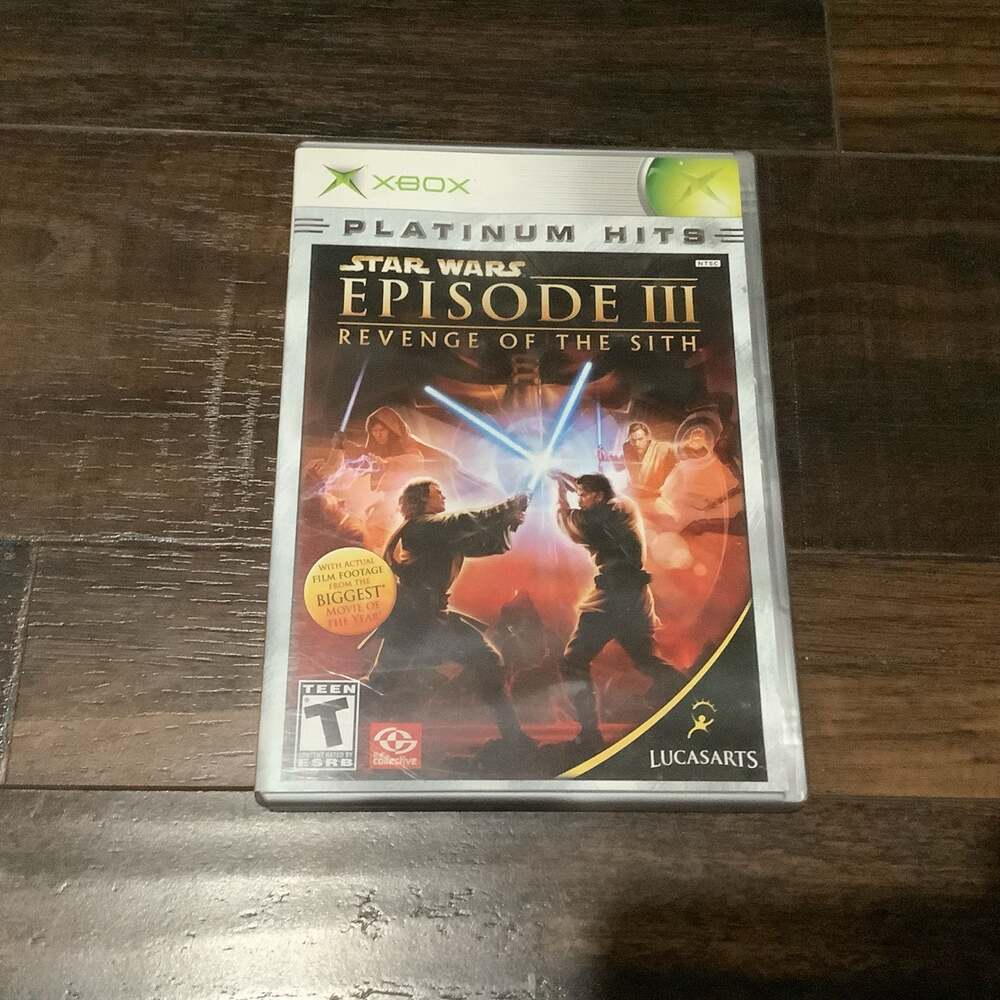 Star Wars Episode III: Revenge of the Sith (Original Xbox, Platinum Hits)